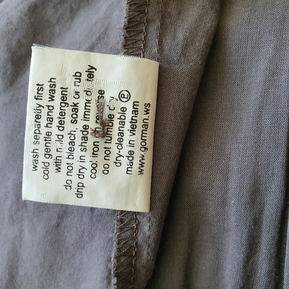 GORMAN Sleeveless Square Neckline Pewter Top Size 12 - Picture 4 of 5